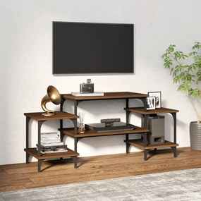 Mobile Porta Tv Rovere Marrone 117x35x52 Cm Legno Multistrato /
