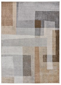 Tappeto grigio e beige 140x200 cm Aydin - Universal