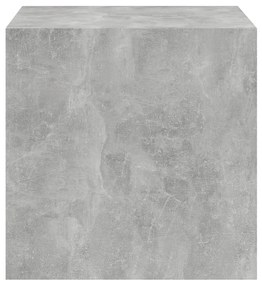 Mobili a Muro 2pz Grigio Cemento 37x37x37 cm Legno Multistrato