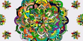 Quadro su tela – Mandala verde