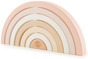 Bieco - Arcobaleno impilabile in legno - cerbiatto Ella