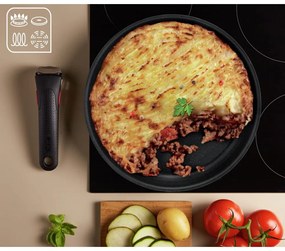 Set di pentole in alluminio 8 pezzi INGENIO Black stone L3998802 - Tefal
