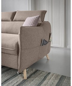 Divano letto angolare beige (angolo sinistro) Sweet Harmony - Miuform