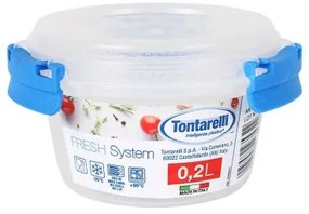 Porta pranzo Tontarelli Fresh system Rotonda Trasparente Plastica 0,2 L (Ø 10 x 5,6 cm)
