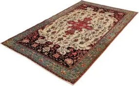 Antik Stilizzato Avorio Rosso 142x208 Cm