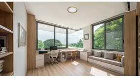 APLED-Lampada LED RONDO WOODLINE LED/18W/230V 4000K diametro 26 cm pino legno solido