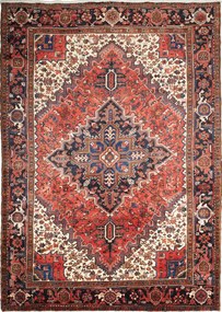 Heriz Tappeto persiano 210 x 300 Rosso (Iran) Annodato A Mano