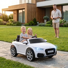 Macchina Elettrica per Bambini 12V con Licenza Audi TT Bianco...