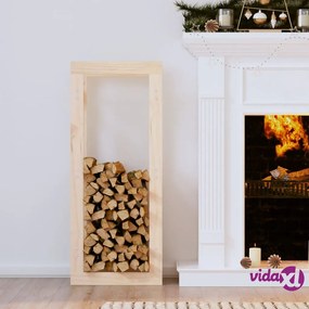 vidaXL Portalegna 41x25x100 cm in Legno Massello di Pino