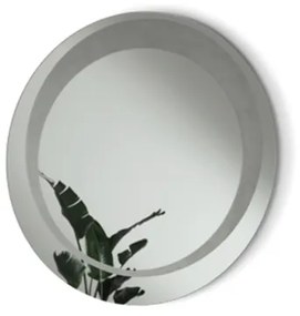 Specchio tondo con decorazione sabbiata D90 cm LEVI Fumč