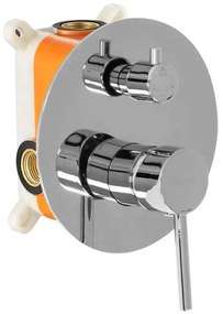 Set da vasca-doccia da incasso Rea Lungo Chrome + Box