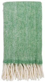 Coperta verde in misto lana 130x170 cm Carmel – House Nordic