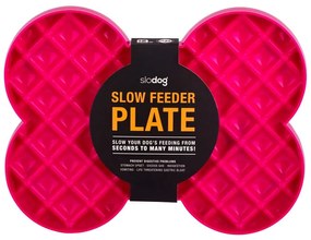 Vaschetta per il deglutimento da banco SloDog Pink - LickiMat