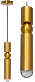 Lampada Da Soffitto Pensile Metallico Oro APP470-1CP