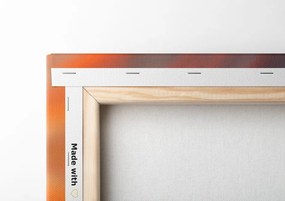 Quadro su tela – Cicogne su sfondo astratto