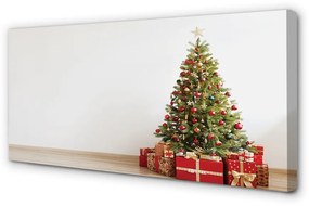 Quadro su tela Decorazioni per regali dell'albero di Natale 100x50 cm