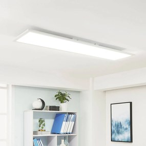 Pannello LED Arcchio Lysander, CCT, 119cm 55W, bianco Lysander Arcchio, dimmerabile, Bianco / Opale, Studio / Ufficio, Alluminio, Pannello LED