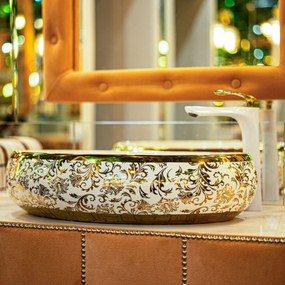 Lavabo da appoggio Rea Melania Meryl