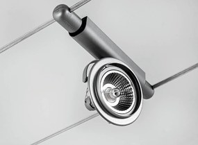 FOCUS faretto orientabile LED grigio lampadine escluse