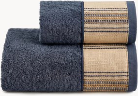 Set di 2 asciugamani in cotone Intreccio
