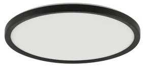 Brilagi - Plafoniera LED dimmerabile ULTRA SLIM LED/18W/230V Ø 30 cm nero + telecomando