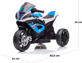 Moto Elettrica per Bambini 12V con Licenza BMW HP4 Sport 3R Blu...