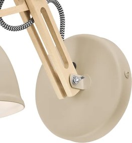 Lampada da parete MARCELLO 1xE27/15W/230V beige