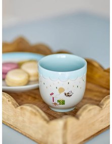 Tazza per bambini blu e color crema in gres 150 ml Celebrate – Bloomingville Mini