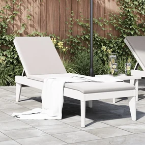Lettino Bianco 186x60x29 Cm İn Pp /
