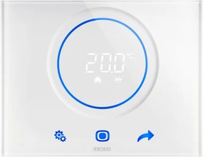 Termostato intelligente e connesso a parete GEWISS GW16970CB bianco