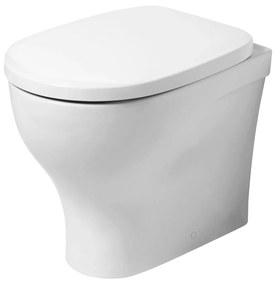 Vaso/Bidet a Terra Accessibile Azzurra Ceramica "Pratica" Bianco Lucido