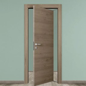 Porta rototraslante Swin rovere corda L 70 x H 210 cm reversibile