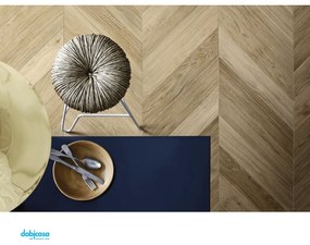 Marazzi "Treverk Must" Chevron Beige Rett.73,2x11,8 cm