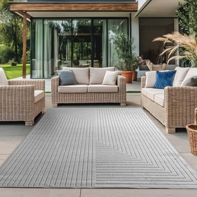 Tappeto da interno ed esterno grigio 240x340 cm Nova 1202 – Ayyildiz Carpets