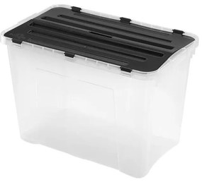 Box contenitore DRAGON 60 l nero/trasparente