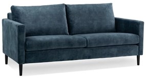 Divano in velluto blu scuro 153 cm Adagio - Scandic