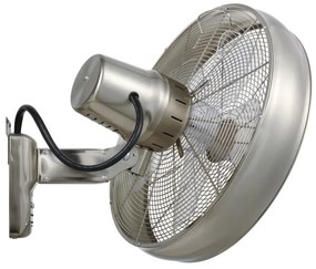 Lucci air 213126 - Ventilatore da parete BREEZE 55W/230V cromo opaco + tc