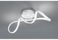 Plafoniera Soffitto Perugia Design Fiocco Bianco Led Dimmer 4000k Trio Lighting