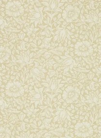 Malven Tapete Mallow von Morris & Co. - Soft Gold