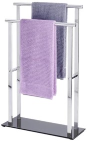 WENKO 22089100 – Appendiabiti LAVA 52 x 81,5 cm acciaio inox/argento/nero