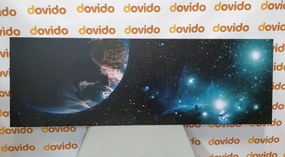Quadro su tela – Spazio e globo terrestre