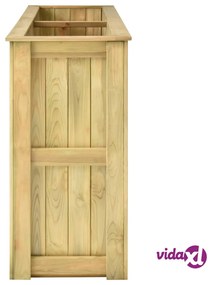 vidaXL Fioriera Rialzata 196x50x100 cm in Legno di Pino Impregnato