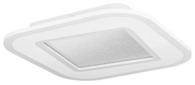 Plafoniera LED Macchioni, bianco 38x38 cm, luce con 3 temperature di colore dimmerabile, 2360 lumen EGLO