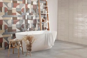 Piastrella da pavimento e rivestimento interno 75 x 150 cm Sp. 9.5 mm rettificato Ombra Decori Archi in gres porcellanato opaco multicolore traffico medio forte (pei 3/5) R9 2.25 mq