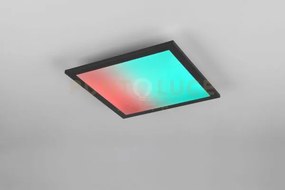 Beta plafoniera led 13w 1400lm, 2700 - 6500k quadrata bordo nero an...