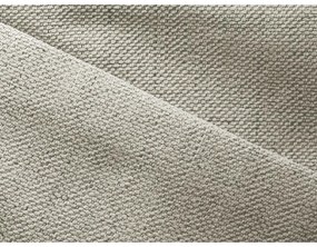 Divano angolare color crema allungabile/con contenitore (con penisola a destra) Nanea – Makamii