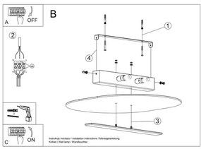 Sollux SL.1005 - Plafoniera SALIA 2xG9/40W/230V
