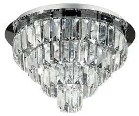 Lampada plafoniera D40cm 9 luci G9 - CASTLE Silver