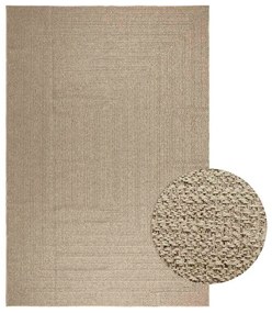 Tappeto Zızur Beige 240x340 Cm Aspetto Iuta Interni Ed Esterni /