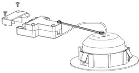Eglo 95852 - KIT 3x Lampada LED da incasso PINEDA 1xLED/4,9W/230V